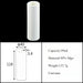 Magnesia Crucible Magnesium Oxide Crucible Mgo Cylinder| NEXACULE - Magnesia Crucible
