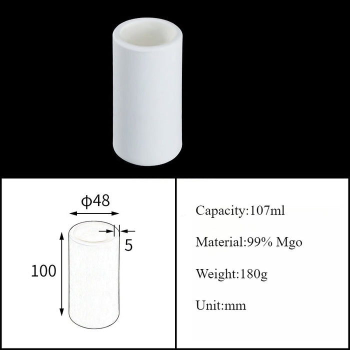 Magnesia Crucible Magnesium Oxide Crucible Mgo Cylinder| NEXACULE - Magnesia Crucible