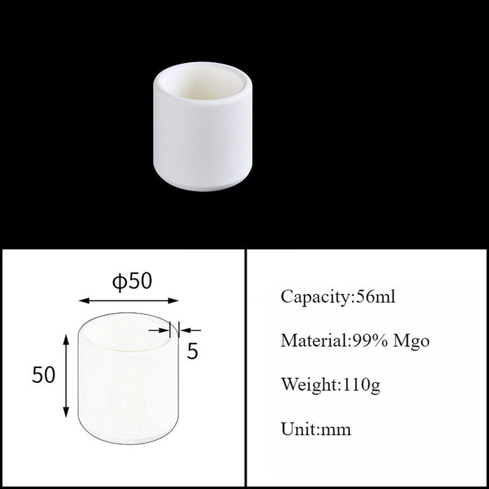 Magnesia Crucible Magnesium Oxide Crucible Mgo Cylinder| NEXACULE - Magnesia Crucible