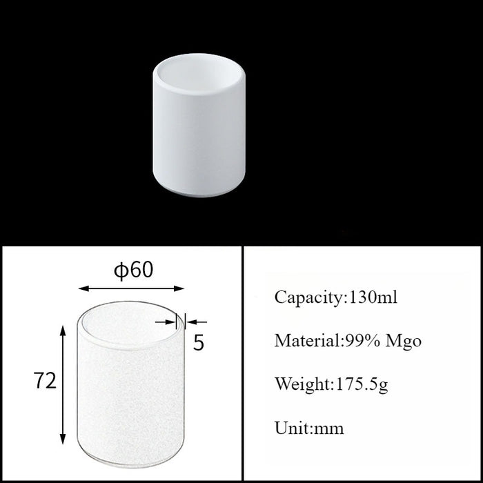 Magnesia Crucible Magnesium Oxide Crucible Mgo Cylinder| NEXACULE - Magnesia Crucible