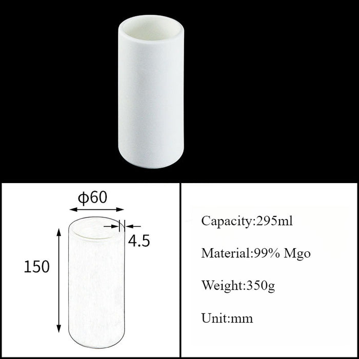 Magnesia Crucible Magnesium Oxide Crucible Mgo Cylinder| NEXACULE - Magnesia Crucible
