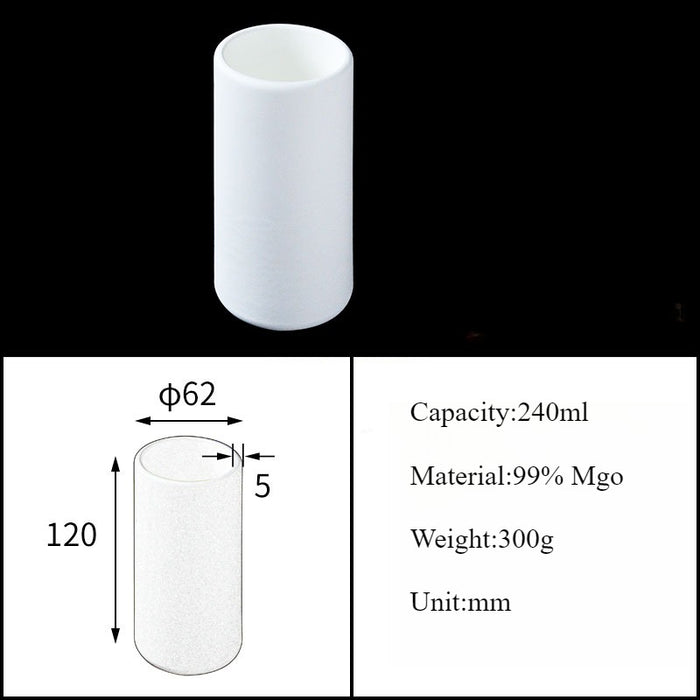 Magnesia Crucible Magnesium Oxide Crucible Mgo Cylinder| NEXACULE - Magnesia Crucible