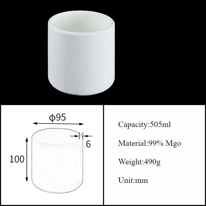 Magnesia Crucible Magnesium Oxide Crucible Mgo Cylinder| NEXACULE - Magnesia Crucible
