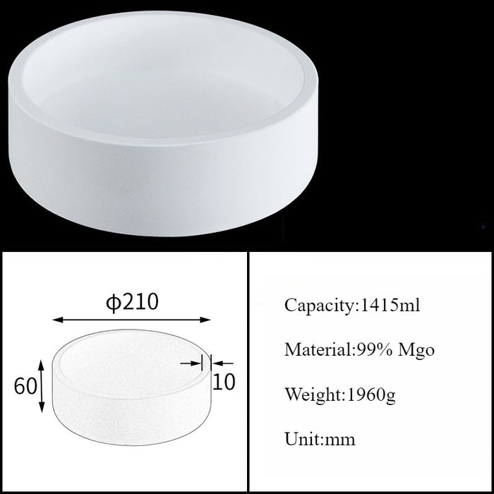 Magnesia Crucible Magnesium Oxide Crucible Mgo Cylinder| NEXACULE - Magnesia Crucible