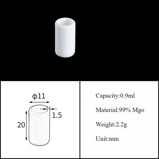 Magnesia Crucible Magnesium Oxide Crucible Mgo Cylinder| NEXACULE - Magnesia Crucible