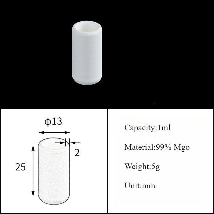 Magnesia Crucible Magnesium Oxide Crucible Mgo Cylinder| NEXACULE - Magnesia Crucible