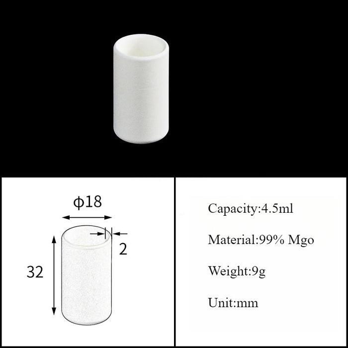Magnesia Crucible Magnesium Oxide Crucible Mgo Cylinder| NEXACULE - Magnesia Crucible