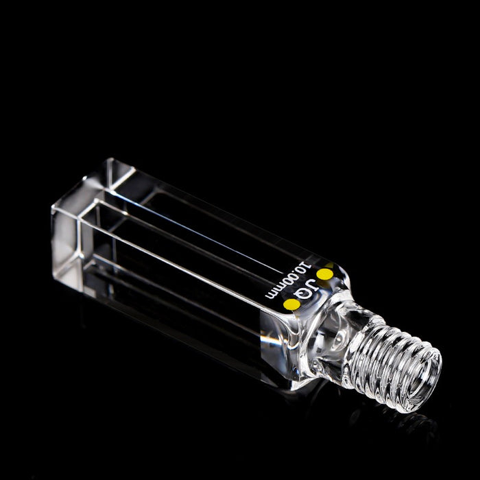 Micro Quartz Cuvette Cell with Screw Cap 10mm Four Way Light | NEXACULE - Fluorescence Cuvettes