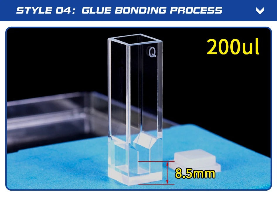 Micro UV Quartz Fluorescence Cuvettes with Lid for Lab | NEXACULE - Fluorescence Cuvettes