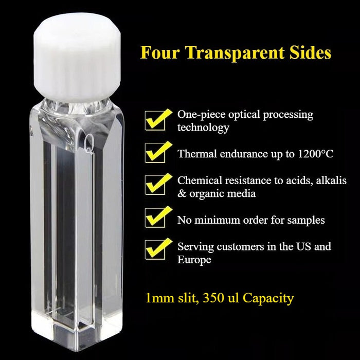 Quartz Spiral Cuvette 10mm EU Sealed Fluorescent Spiral Cell| NEXACULE