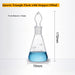 Quartz Conical Flask Quartz Volumetric Flask Erlenmeyer Flask| NEXACULE - Quartz Flasks & Beaker