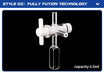 1pcs Quartz Cuvette Cell with Screw Cap 10mm Two Channel | NEXACULE - Fluorescence Cuvettes