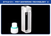 3.5ml Quartz Cuvette Cell with Screw Cap Sealed Cuvette10mm | NEXACULE - Sealed Cuvettes