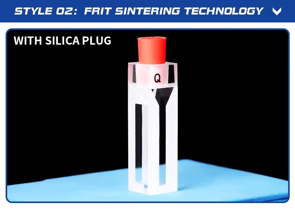 1.05ml Quartz Cuvette Trace Fluorescence Cell with Stopper | NEXACULE - Subminiature Cuvettes