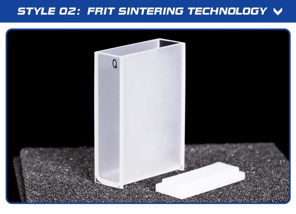 10.5ml Quartz Cuvette with Lid 30mm Quartz UV Vis Cells  | NEXACULE - UV Quart Cuvettes