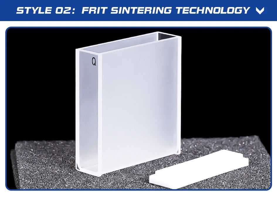 Quartz Cuvette with Lid 40mm UV Spectrophotometer Cuvette | NEXACULE - UV Quart Cuvettes