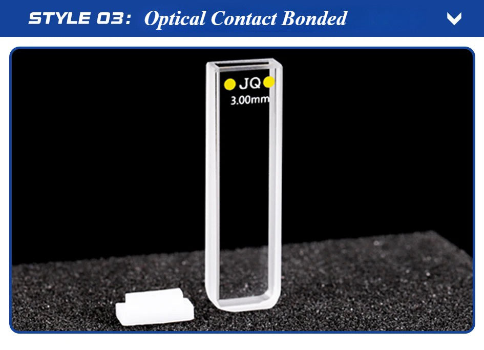 1.05ml Quartz Cuvettes with Lid 3mm Quartz Cells | NEXACULE - UV Quart Cuvettes