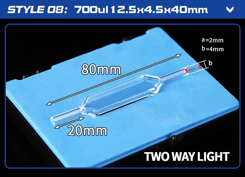 Quartz Flow Cuvette Variety of Styles Good Fluidity Complete| NEXACULE - Flow Cuvettes