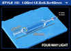 Quartz Flow Cuvette Variety of Styles Good Fluidity Complete| NEXACULE - Flow Cuvettes