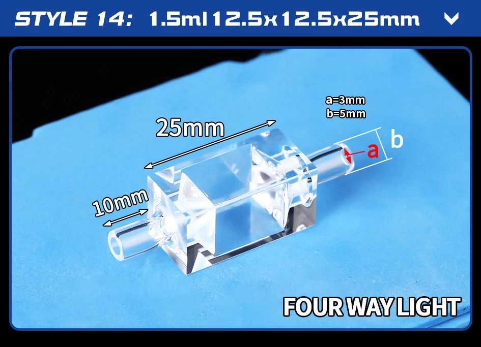 Quartz Flow Cuvette Variety of Styles Good Fluidity Complete| NEXACULE - Flow Cuvettes
