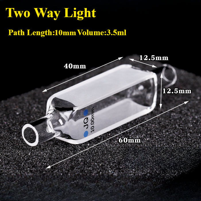 700ul Quartz Flow Cuvettes Cells 2mm Two Way Light | NEXACULE - Flow Cuvettes