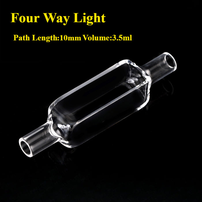 700ul Quartz Flow Cuvettes Cells 2mm Two Way Light | NEXACULE - Flow Cuvettes