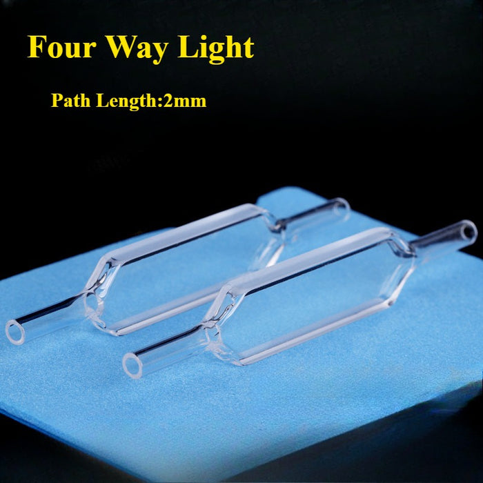 700ul Quartz Flow Cuvettes Cells 2mm Two Way Light | NEXACULE - Flow Cuvettes