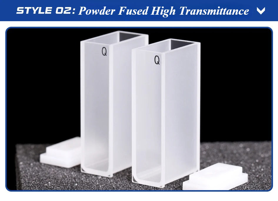Quartz Cuvette Cells with Lid 20mm for Spectrophotometer Lab| NEXACULE - UV Quart Cuvettes