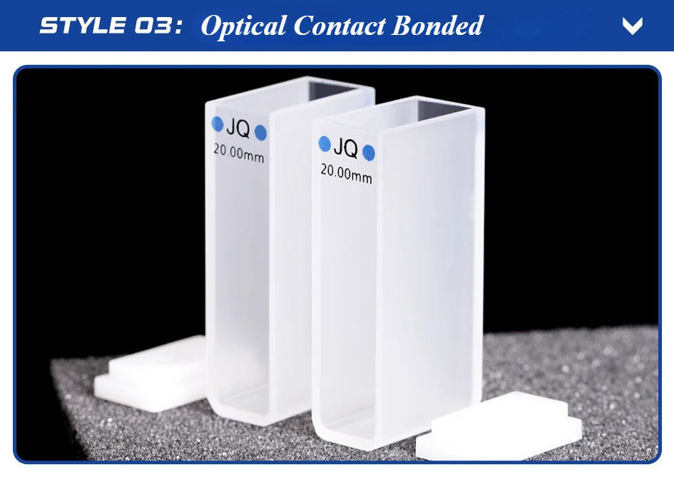 Quartz Cuvette Cells with Lid 20mm for Spectrophotometer Lab| NEXACULE - UV Quart Cuvettes