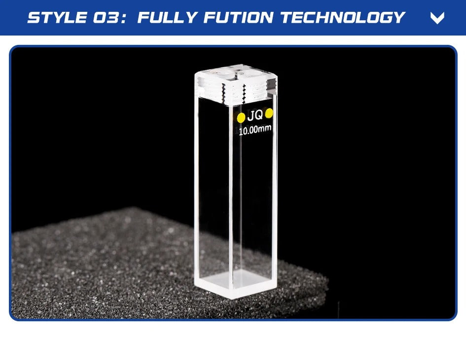 3.5ml Quartz Fluorometer Flow 10mm Cuvette Closed Cells10mm | NEXACULE - Sealed Cuvettes