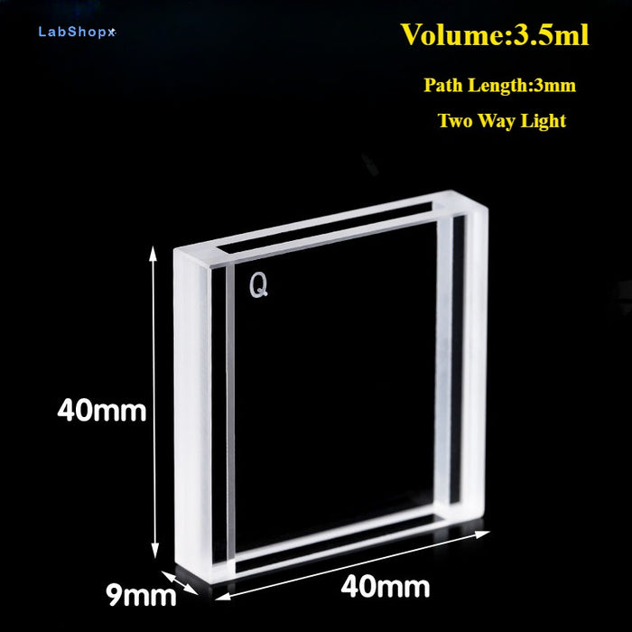 3.5/6.2ml Quartz Sample Flow Cells Quartz Cuvettes 3/5mm | NEXACULE - Flow Cuvettes