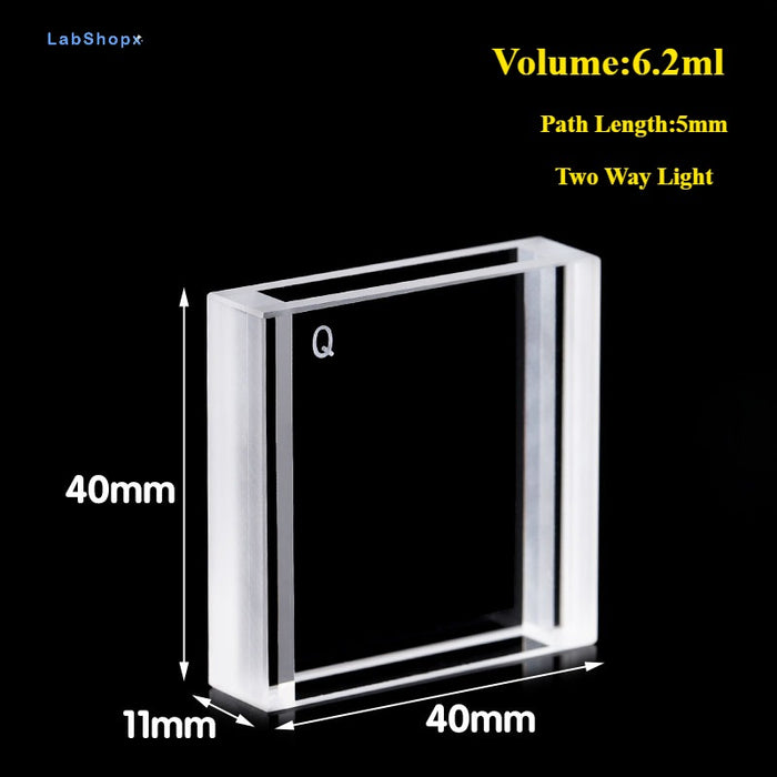 3.5/6.2ml Quartz Sample Flow Cells Quartz Cuvettes 3/5mm | NEXACULE - Flow Cuvettes