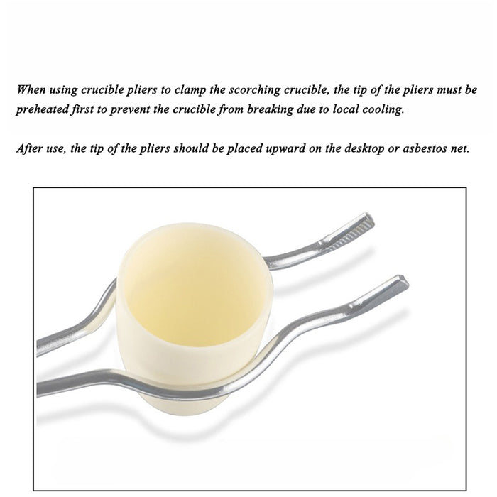 Platinum Crucible Tongs SS Crucible Tong Lab Equipment | NEXACULE - Crucible Tongs