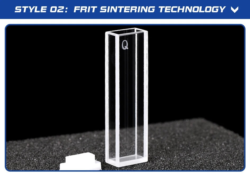 1.75ml Standard Quartz Cuvettes Fluorescence Cell with Lid 5mm | NEXACULE - Fluorescence Cuvettes