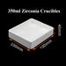 Zirconia Crucible High Temperature Resistant Crucible Square| NEXACULE - Zirconia Crucible