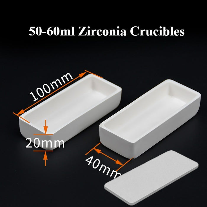 Zirconia Crucible High Temperature Resistant Crucible Square| NEXACULE - Zirconia Crucible