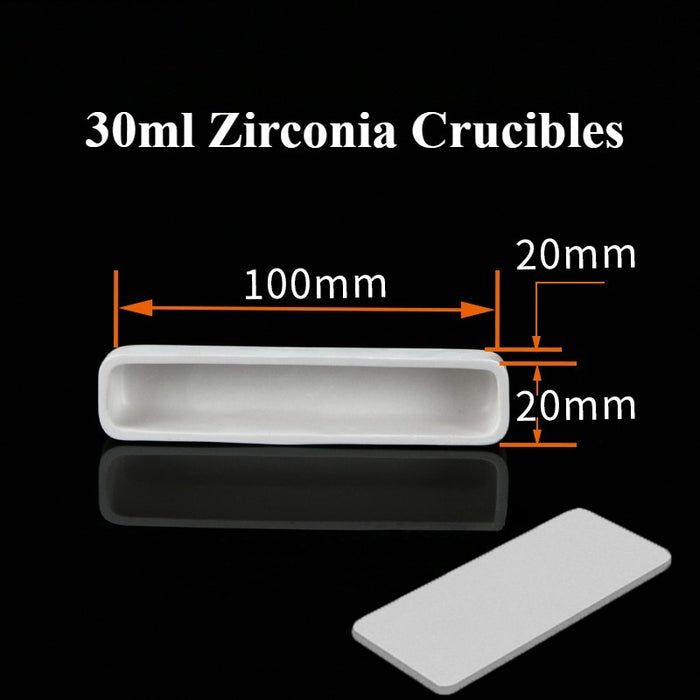 Zirconia Crucible High Temperature Resistant Crucible Square| NEXACULE - Zirconia Crucible
