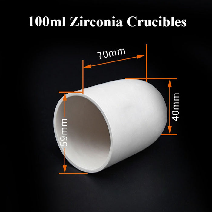 Zirconia Crucibles High Temperature Zirconium Oxide Crucible | NEXACULE - Zirconia Crucibles