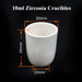 Zirconia Crucibles High Temperature Zirconium Oxide Crucible | NEXACULE - Zirconia Crucibles