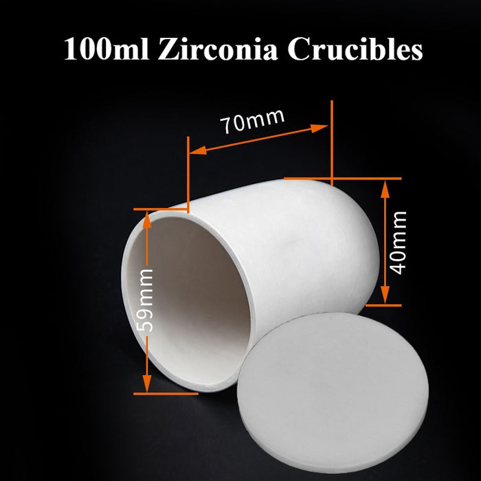 Zirconia Crucibles High Temperature Zirconium Oxide Crucible | NEXACULE - Zirconia Crucibles