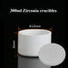 Zirconia Crucibles Zirconia Ceramic Crucible Cylinder | NEXACULE - Zirconia Crucibles