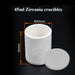 Zirconia Crucibles Zirconia Ceramic Crucible Cylinder | NEXACULE - Zirconia Crucibles