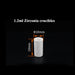 Zirconia Crucibles Zirconia Ceramic Crucible Cylinder | NEXACULE - Zirconia Crucibles