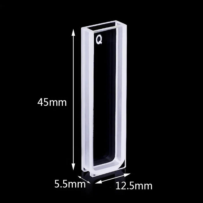 1.05ml Quartz Cuvettes with Lid 3mm Quartz Cells | NEXACULE - UV Quart Cuvettes