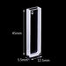 1.05ml Quartz Cuvettes with Lid 3mm Quartz Cells | NEXACULE - UV Quart Cuvettes