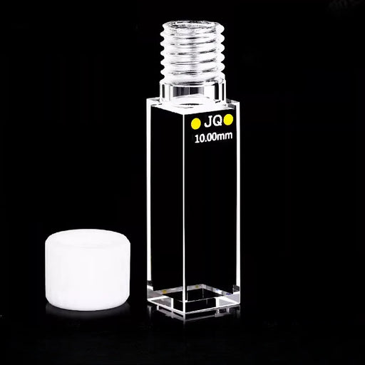 3.5ml Quartz Cuvette Cell with Screw Thead Five Way Light | NEXACULE - Sealed Cuvettes