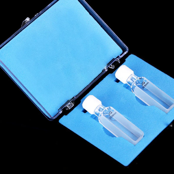 3.5ml Quartz Cuvette Cell with Screw Cap 10mm for Chemistry | NEXACULE - UV Quart Cuvettes