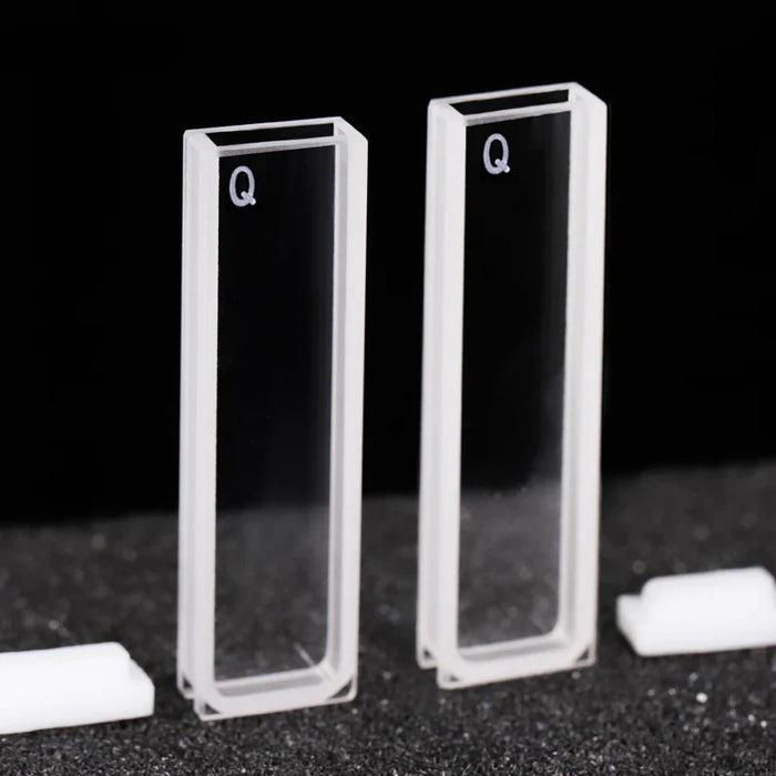 1.05ml Quartz Cuvettes with Lid 3mm Quartz Cells | NEXACULE - UV Quart Cuvettes