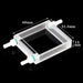 27ml Quartz Flow Cell Cuvette pLAh length 10mm Two Way Light | NEXACULE - Flow Cuvettes