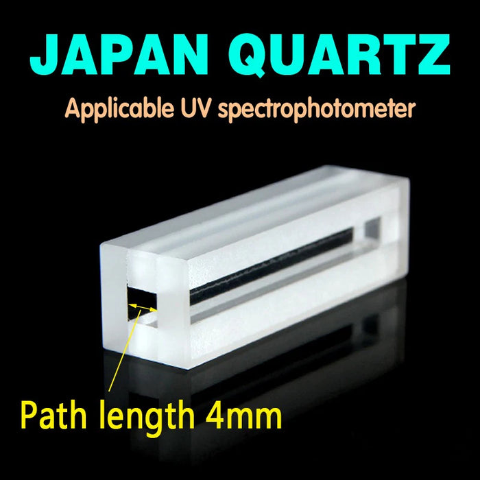 560ul Micro Quartz Cuvette with Lid 4mm Two Polished Windows| NEXACULE - UV Quart Cuvettes